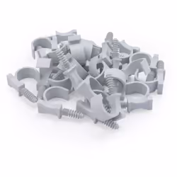 - Collier simple en plastique à frapper pour fixation d'un tube PER Ø20 gainé. - Correspond à un diamètre de gaine Ø28. - Tro ...
