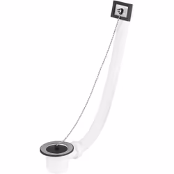 - Bonde à bouchon pour évier inox avec trop plein Ø50 40x49 - Raccordement vers le bas mâle 1'1/2 (40x49) = standard pour rac ...