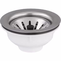 - Bonde à panier pour tout type d'évier Ø90 40x49 - Avec grille "panier" pour récupérer facilement les déchets - Débit d'écou ...