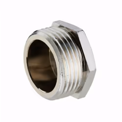 Bouchon laiton chromé mâle M1/2' (15x21) NOYON & THIEBAULT - 233-15CS2 - Bouchon en laiton. à visser. outillage : clé plate.  ...