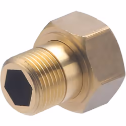 Le raccord 2 pièces M3/8 - F1/2 est conçu pour assurer une connexion fiable et durable entre deux éléments filetés de diamètr ...