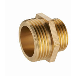 Noyon&thiebault - Mamelon laiton double mâle réduit M3/8 (12x17) M1/4 (08x13) - 190-1208L1