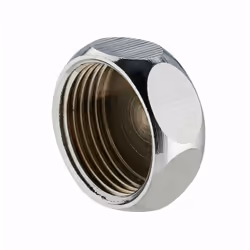 Bouchon laiton chromé femelle F3/8 (12x17) NOYON & THIEBAULT - 234-12CS2 - Bouchon en laiton. à visser. outillage : clé plate ...