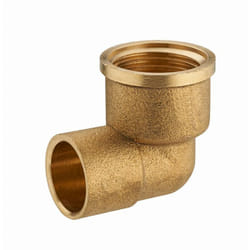 Noyon&thiebault - Coude laiton à visser femelle F1/2' (15x21) à souder - ø 14 mm - 962-1514L1