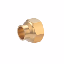 Manchon à souder pour tube en cuivre de diamètre 14 mm - sortie femelle 1/2 (15x21) Ce manchon en laiton permet de raccorder  ...