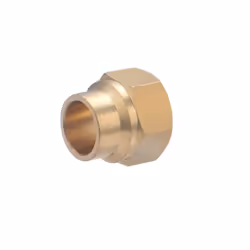 Manchon à souder pour tube en cuivre de diamètre 12 mm - sortie femelle 3/8 (12x17) Ce manchon en laiton permet de raccorder  ...