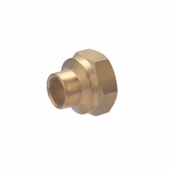 Manchon à souder pour tube en cuivre de diamètre 12 mm - sortie femelle 1/2 (15x21) Ce manchon en laiton permet de raccorder  ...