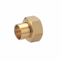 Raccord 2 pièces à souder pour tube en cuivre de diamètre 14 mm - sortie femelle écrou libre 1/2 (15x21) Ce raccord droit en  ...