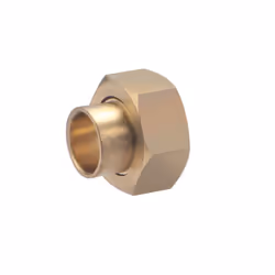 Raccord 2 pièces à souder pour tube en cuivre de diamètre 16 mm - sortie femelle écrou libre 3/4 (20x27) Ce raccord droit en  ...
