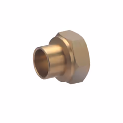 Manchon à souder pour tube en cuivre de diamètre 18 mm - sortie femelle 3/4 (20x27) Ce manchon en laiton permet de raccorder  ...