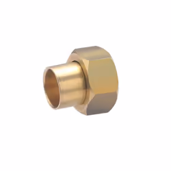 Raccord 2 pièces à souder pour tube en cuivre de diamètre 12 mm - sortie femelle écrou libre 3/8 (12x17) Ce raccord droit en  ...