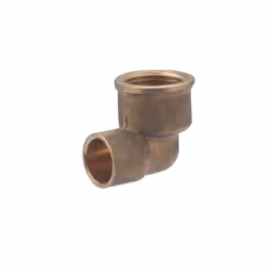 Coude à souder pour tube en cuivre de diamètre 12 mm - sortie femelle 3/8 (12x17) Ce coude en laiton permet de raccorder un é ...