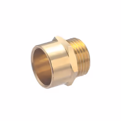 Manchon à souder pour tube en cuivre de diamètre 16 mm - sortie mâle 3/8 (12x17) Ce manchon en laiton permet de raccorder un  ...