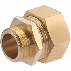 Raccord droit mâle 1/2 (15x21) - Joint mixte pour tube en cuivre de diamètre 16 mm Il permet de relier, sans réaliser de soud ...
