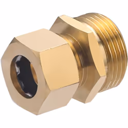 Raccord droit mâle 3/4 (20x27) - Joint mixte pour tube en cuivre de diamètre 14 mm Il permet de relier, sans réaliser de soud ...