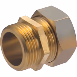 Raccord droit mâle 3/4 (20x27) - Joint mixte pour tube en cuivre de diamètre 18 mm Il permet de relier, sans réaliser de soud ...