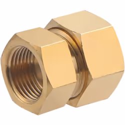 Raccord droit femelle 3/8 (12x17) - Joint mixte pour tube en cuivre de diamètre 14 mm Il permet de relier, sans réaliser de s ...
