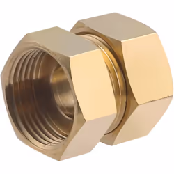 Raccord droit femelle 3/4 (20x27) - Joint mixte pour tube en cuivre de diamètre 16 mm Il permet de relier, sans réaliser de s ...