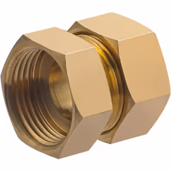 Raccord droit femelle 3/4 (20x27) - Joint mixte pour tube en cuivre de diamètre 18 mm Il permet de relier, sans réaliser de s ...