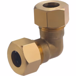 Coude égal Joint mixte pour tubes en cuivre de diamètre 10 mm Il permet de relier entre eux deux tubes en cuivre de diamètre  ...