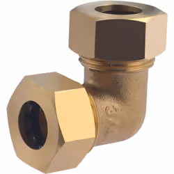 Coude égal Joint mixte pour tubes en cuivre de diamètre 16 mm Il permet de relier entre eux deux tubes en cuivre de diamètre  ...