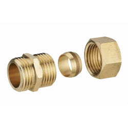 Noyon&thiebault - Raccord laiton bicone mâle M3/8 (12x17) pour tube cuivre ø 10 mm - 412-1210L1
