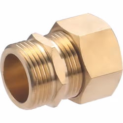 Raccord droit mâle 3/4 (20x27) - Bicône pour tube en cuivre écroui de diamètre 18 mm Il permet de relier un tube en cuivre de ...