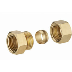 Noyon&thiebault - Raccord laiton bicone femelle F3/8 (12x17) pour tube cuivre ø 12 mm - 413-1212L1