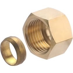 Noyon&thiebault - Ecrou + olive laiton bicône Ø14 - F15x21 (1/2)