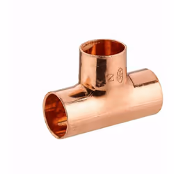 Description générale Té cuivre femelle égal (130 CU) - Ø16, raccord à souder pour tube cuivre, permettant de réaliser un piqu ...