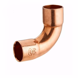 Courbe cuivre à souder 90° grand rayon double femelle égal NOYON & THIEBAULT - 942 - Coude pour tube cuivre à souder. Permet  ...