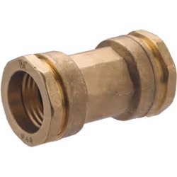 Manchon de réparation en laiton pour tubes polyéthylène de diamètre 40 mm Il permet de réaliser un circuit d'alimentation en  ...