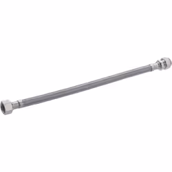 Flexible d'une longueur de 30 cm - entrée bicône pour tube en cuivre de diamètre 10 mm - sortie femelle écrou libre 3/8 (12x1 ...