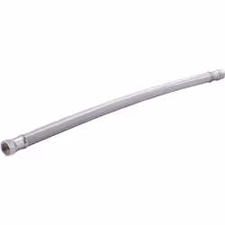 Flexible à visser double mâle-femelle 1" (26x34) d'une longueur de 80 cm destiné à l'eau chaude et à l'eau froide pour alimen ...