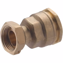 Raccord en laiton pour tube polyéthylène de diamètre 32 mm - sortie femelle 1' (26x34) Il permet de réaliser un circuit d'ali ...