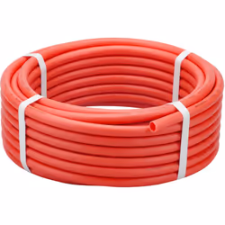 Tube PER nu Rouge en couronne - Diamètre 16mm Longueur 15 mètres Le tube PER (Polyéthylène réticulé) offre de nombreux avanta ...