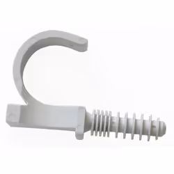 Collier en plastique à frapper pour réaliser la fixation d'un tube multicouche diamètre 16 mm gainé. - Correspond à un diamèt ...