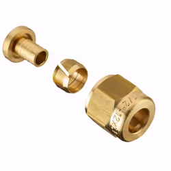Raccord droit à compression pour tube PER NOYON & THIEBAULT - P12-189 / 3288 - Raccord pour tube PER à compression diamètre 1 ...