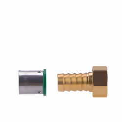 Raccord à sertir pour tube PER diamètre 16 - femelle écrou libre 3/8' (12x17). Profil de sertissage TH. Outillage nécessaire  ...