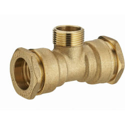 Té laiton pour tuyau polyéthylène mâle au centre M1/2' (15x21) NOYON & THIEBAULT - Ø 20 mm - 1733-2015L1