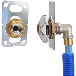 Description générale Kit platine pour installation de robinetterie murale simple mâle G1/2 (M.15x21) sur cloison creuse. Racc ...