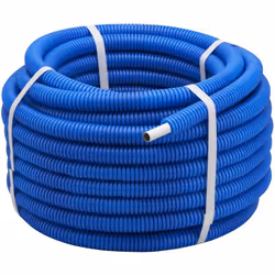 Tube Multicouche gainé bleu en couronne Diamètre 20mm Longueur 50 mètres Le tube multicouche (Polyéthylène réticulé/Aluminium ...