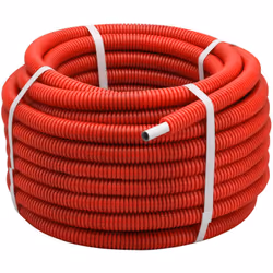Tube Multicouche gainé rouge en couronne Diamètre 16mm Longueur 50 mètres Le tube multicouche (Polyéthylène réticulé/Aluminiu ...