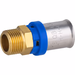 Raccord mâle à sertir pour tube Multicouche permettant la réalisation d’un circuit d’alimentation en eau chaude ou en eau fro ...