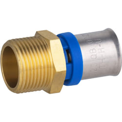 Raccord mâle à sertir pour tube multicouche NOYON & THIEBAULT Ø20 - M20x27 (3/4)