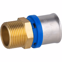 Raccord mâle à sertir pour tube Multicouche permettant la réalisation d’un circuit d’alimentation en eau chaude ou en eau fro ...