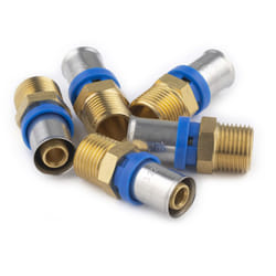 Noyon&thiebault - Raccord mâle à sertir pour tube multicouche Ø16 - M15X21 (1/2) x5 raccords