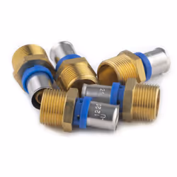 Raccord mâle à sertir pour tube Multicouche permettant la réalisation d’un circuit d’alimentation en eau chaude ou en eau fro ...