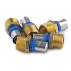 Noyon&thiebault - Raccord mâle à sertir pour tube multicouche Ø16 - M20x27 (3/4) x5 raccords