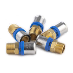 Noyon&thiebault - Raccord mâle à sertir pour tube multicouche Ø20 - M15X21 (1/2) x5 raccords